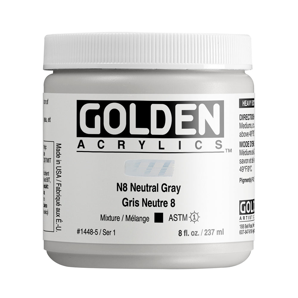 HEAVY BODY ACRYLIC NEUTRAL GRAY N8