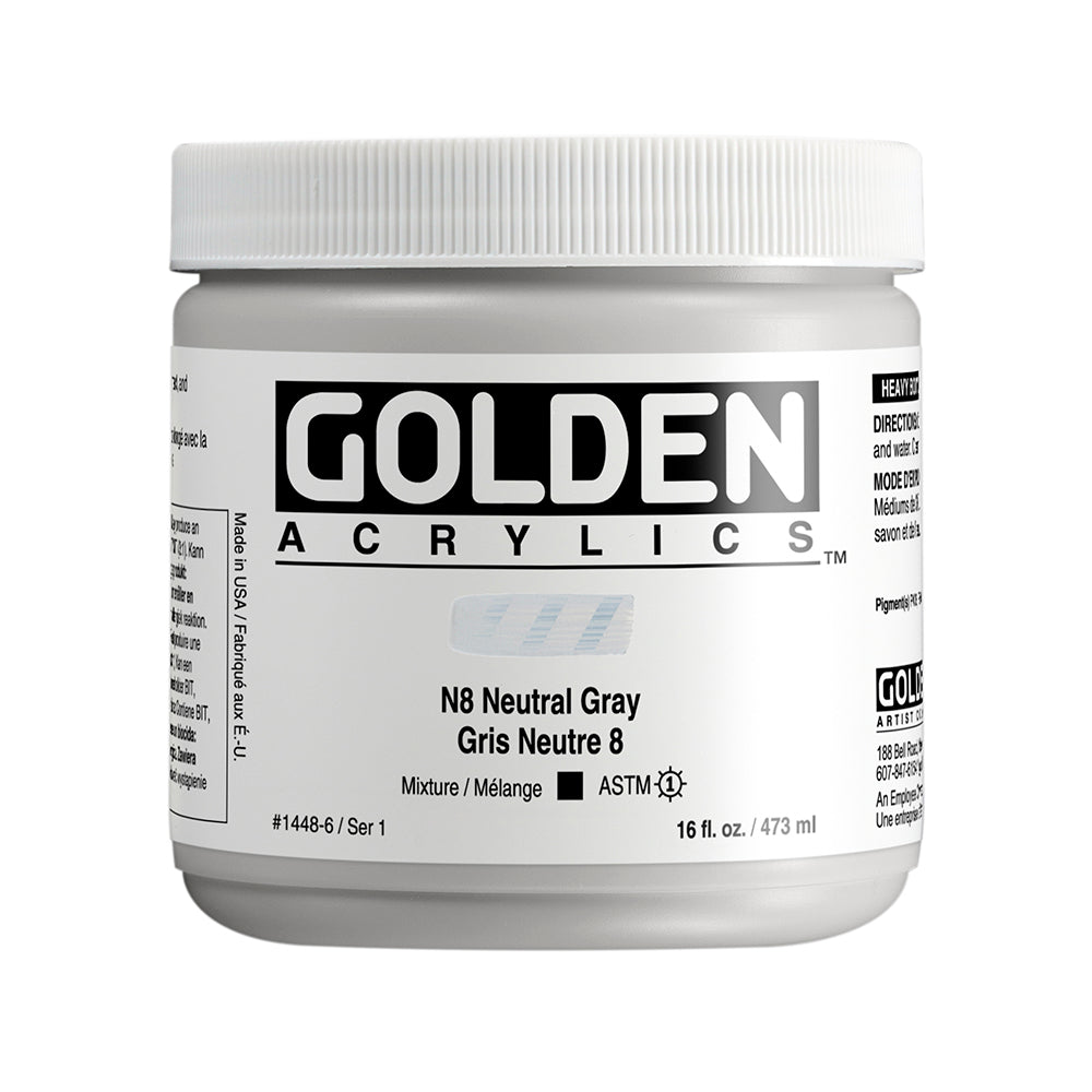 HEAVY BODY ACRYLIC NEUTRAL GRAY N8