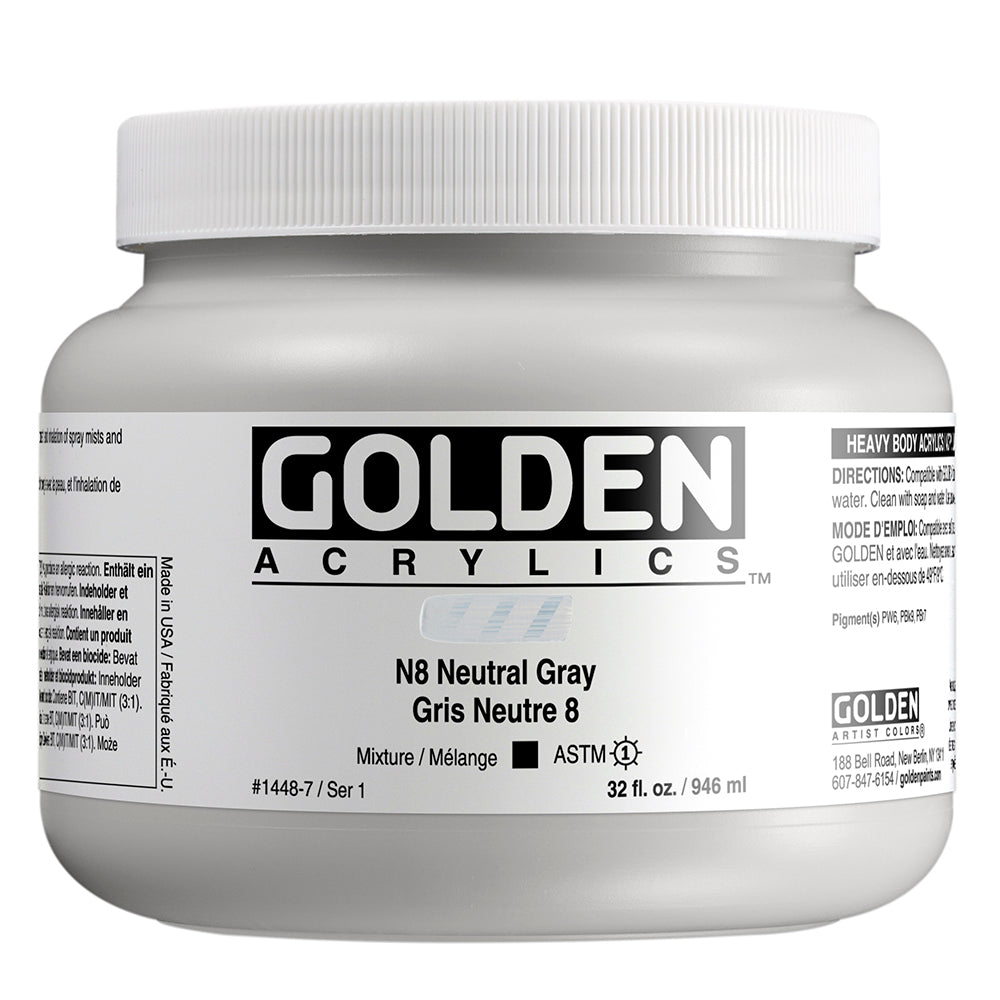 HEAVY BODY ACRYLIC NEUTRAL GRAY N8