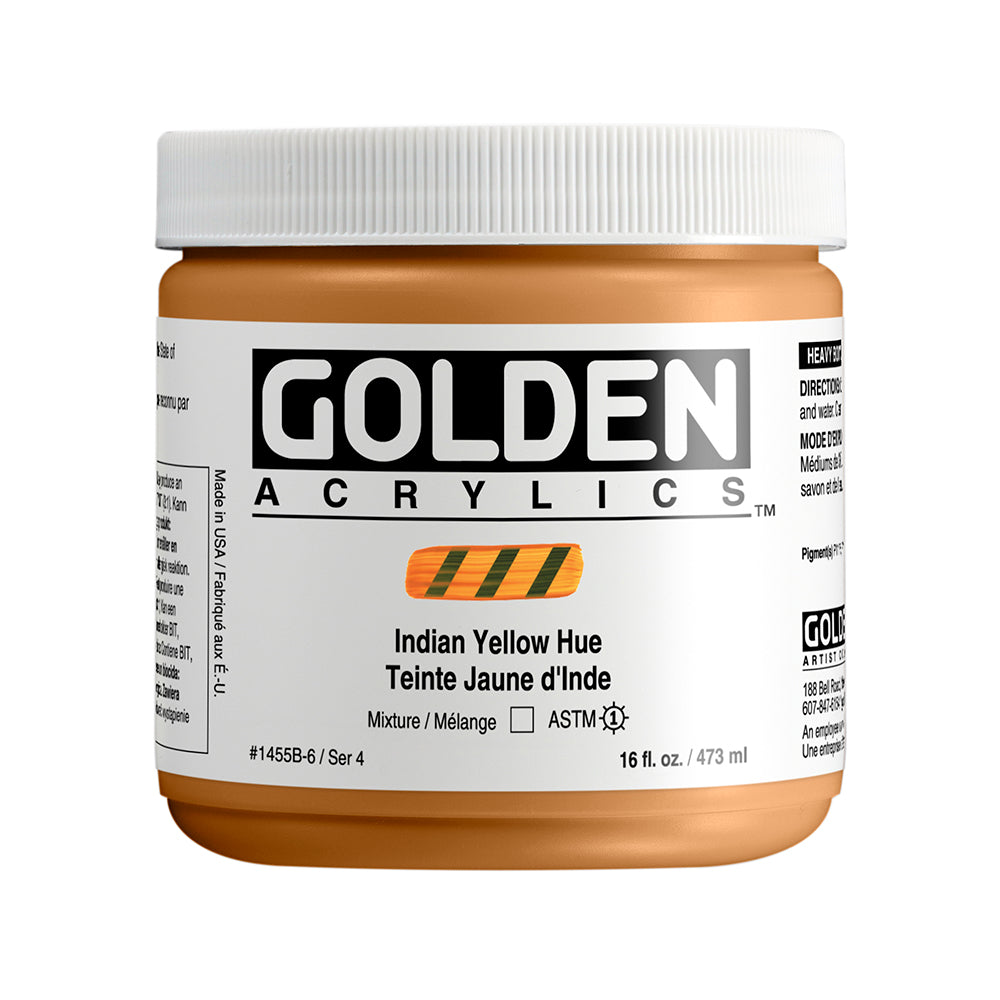 HEAVY BODY ACRYLIC HISTORICAL INDIAN YELLOW HUE