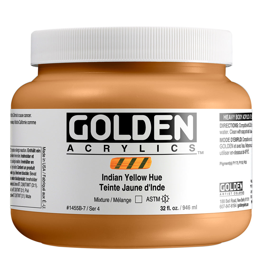 HEAVY BODY ACRYLIC HISTORICAL INDIAN YELLOW HUE