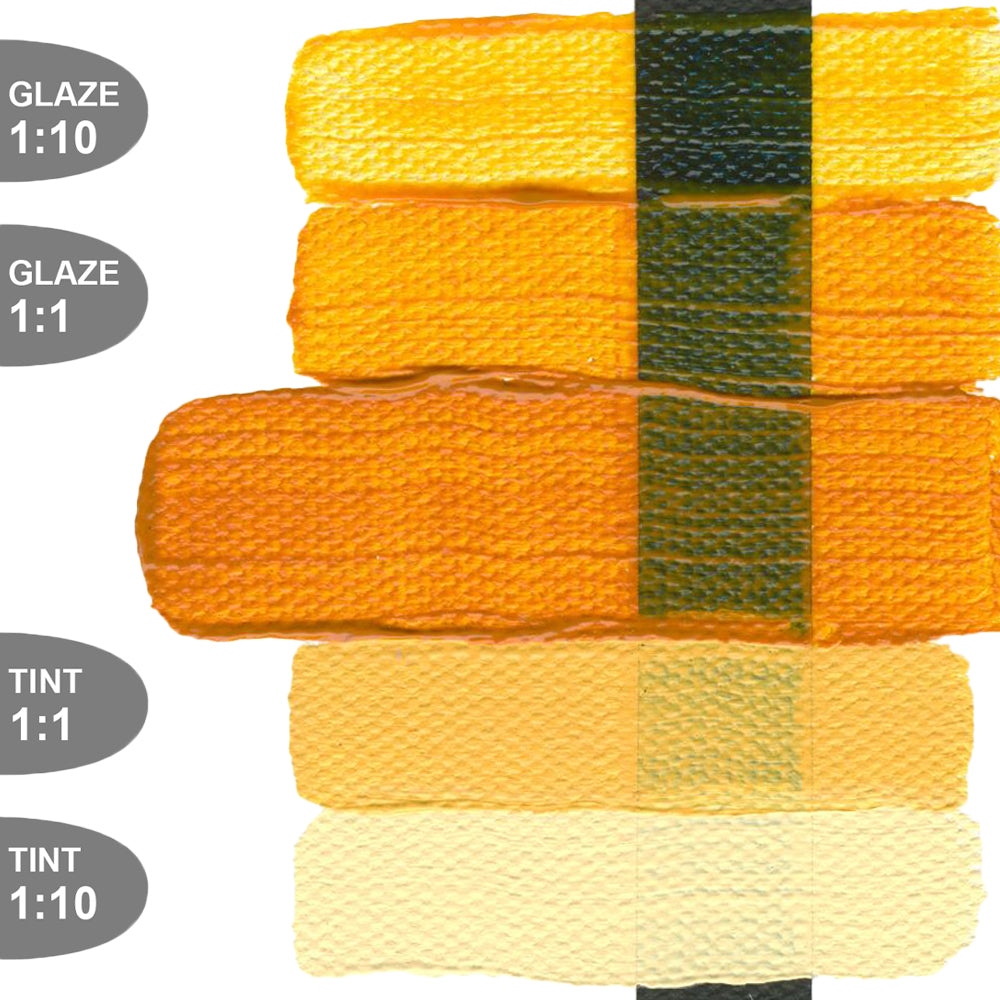 HEAVY BODY ACRYLIC HISTORICAL INDIAN YELLOW HUE