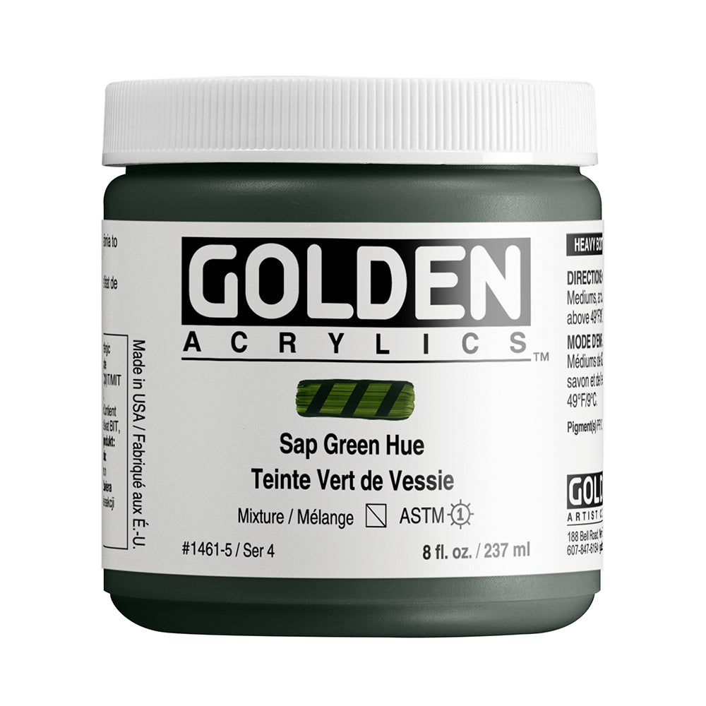 HEAVY BODY ACRYLIC HISTORICAL SAP GREEN HUE