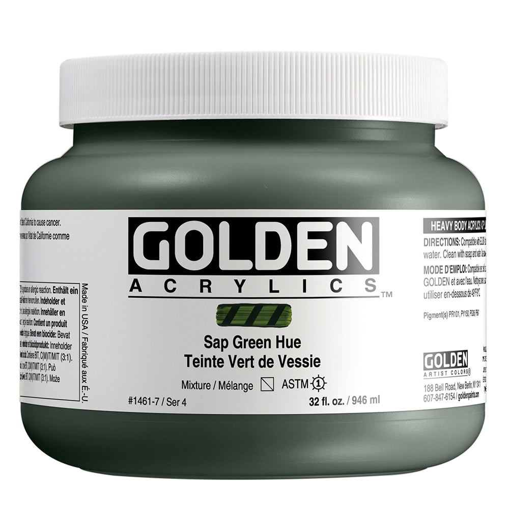 HEAVY BODY ACRYLIC HISTORICAL SAP GREEN HUE