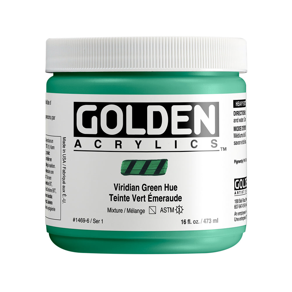 HEAVY BODY ACRYLIC HISTORICAL VIRIDIAN GREEN HUE