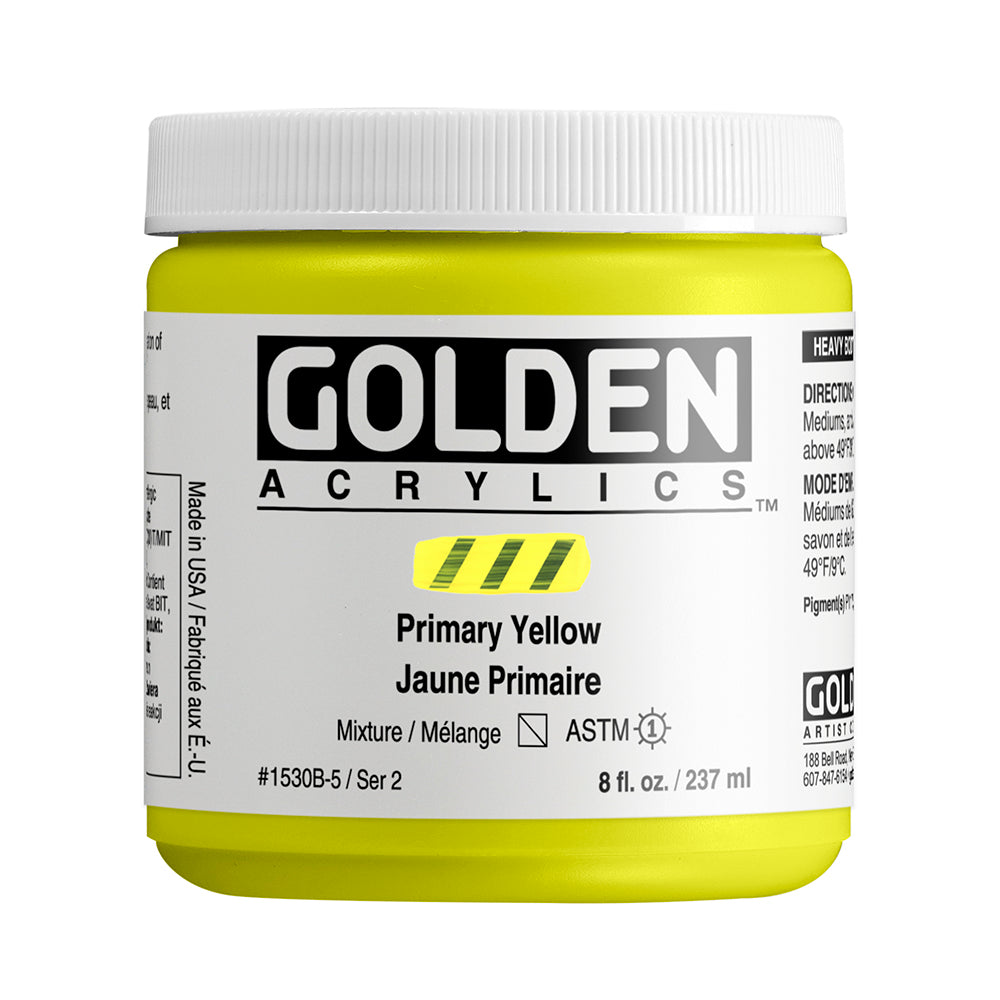 HEAVY BODY ACRYLIC PRIMARY YELLOW