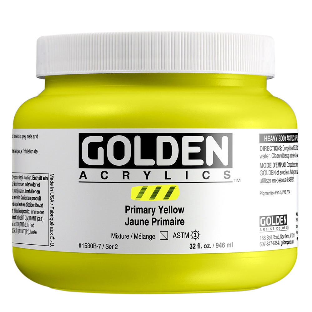 HEAVY BODY ACRYLIC PRIMARY YELLOW