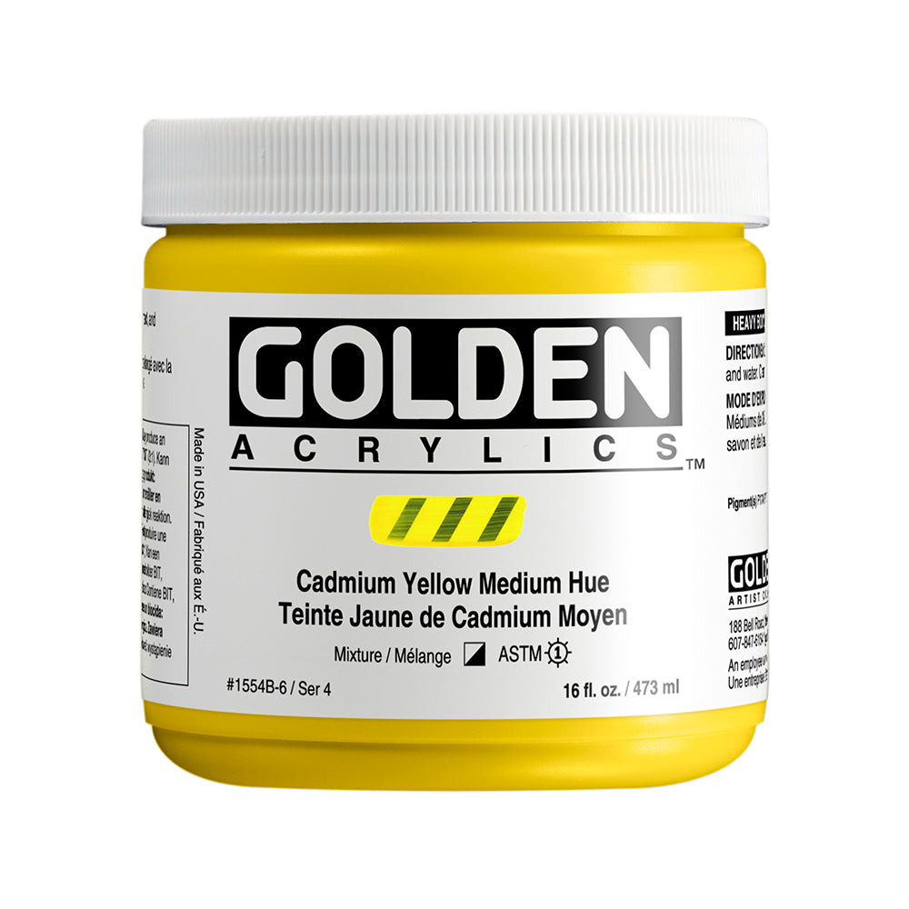 HEAVY BODY ACRYLIC CADMIUM YELLOW MEDIUM HUE