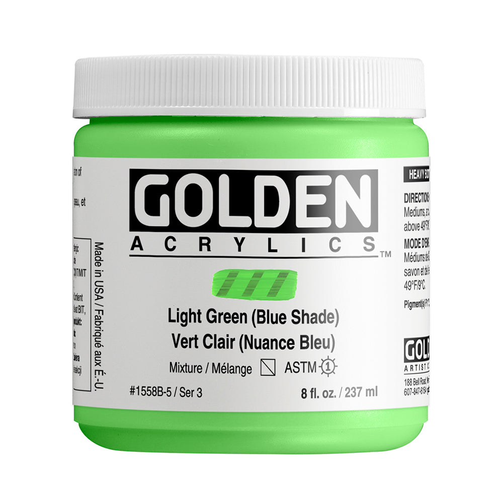 HEAVY BODY ACRYLIC LIGHT GREEN BLUE SHADE