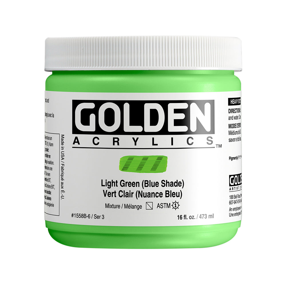 HEAVY BODY ACRYLIC LIGHT GREEN BLUE SHADE
