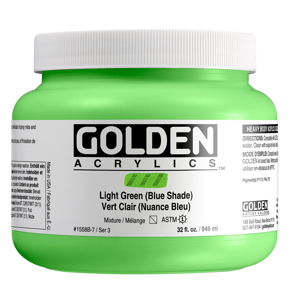 HEAVY BODY ACRYLIC LIGHT GREEN BLUE SHADE