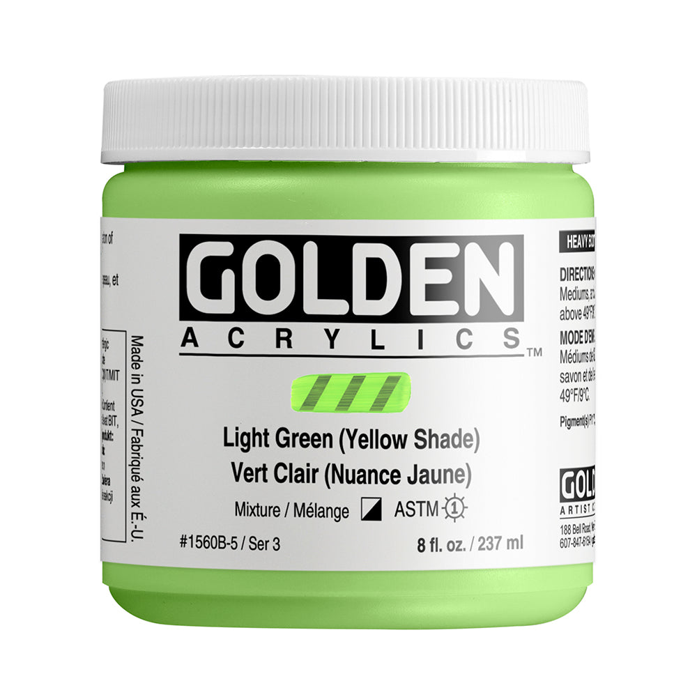 HEAVY BODY ACRYLIC LIGHT GREEN YELLOW SHADE