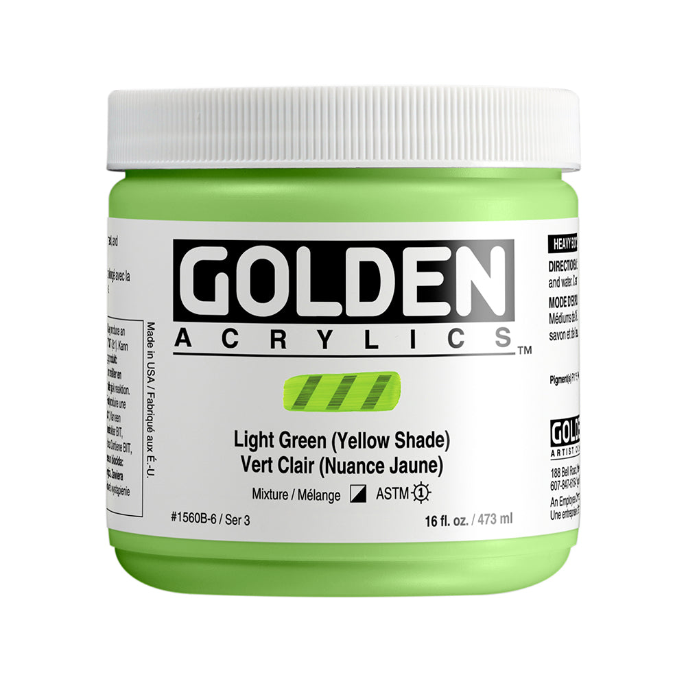 HEAVY BODY ACRYLIC LIGHT GREEN YELLOW SHADE