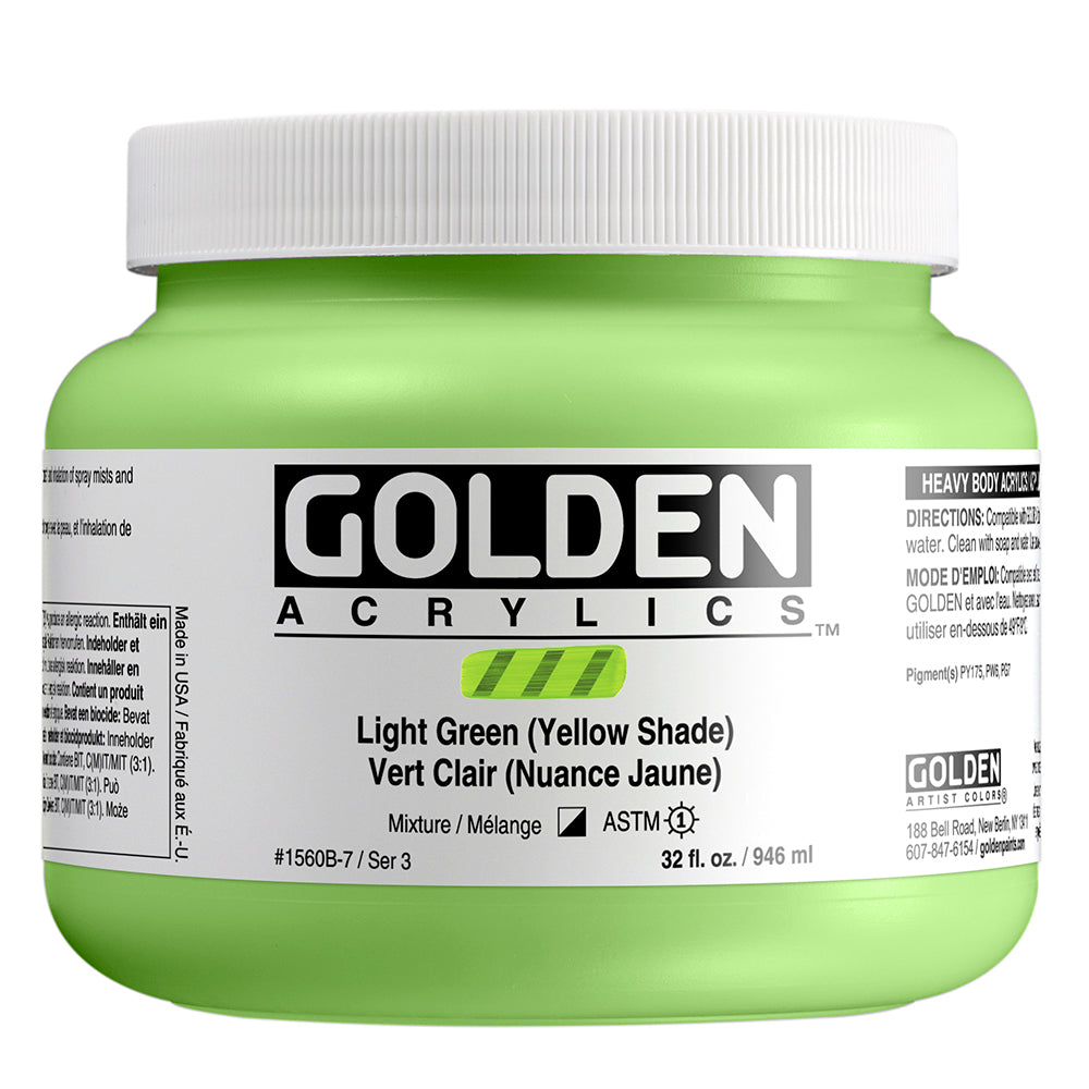 HEAVY BODY ACRYLIC LIGHT GREEN YELLOW SHADE