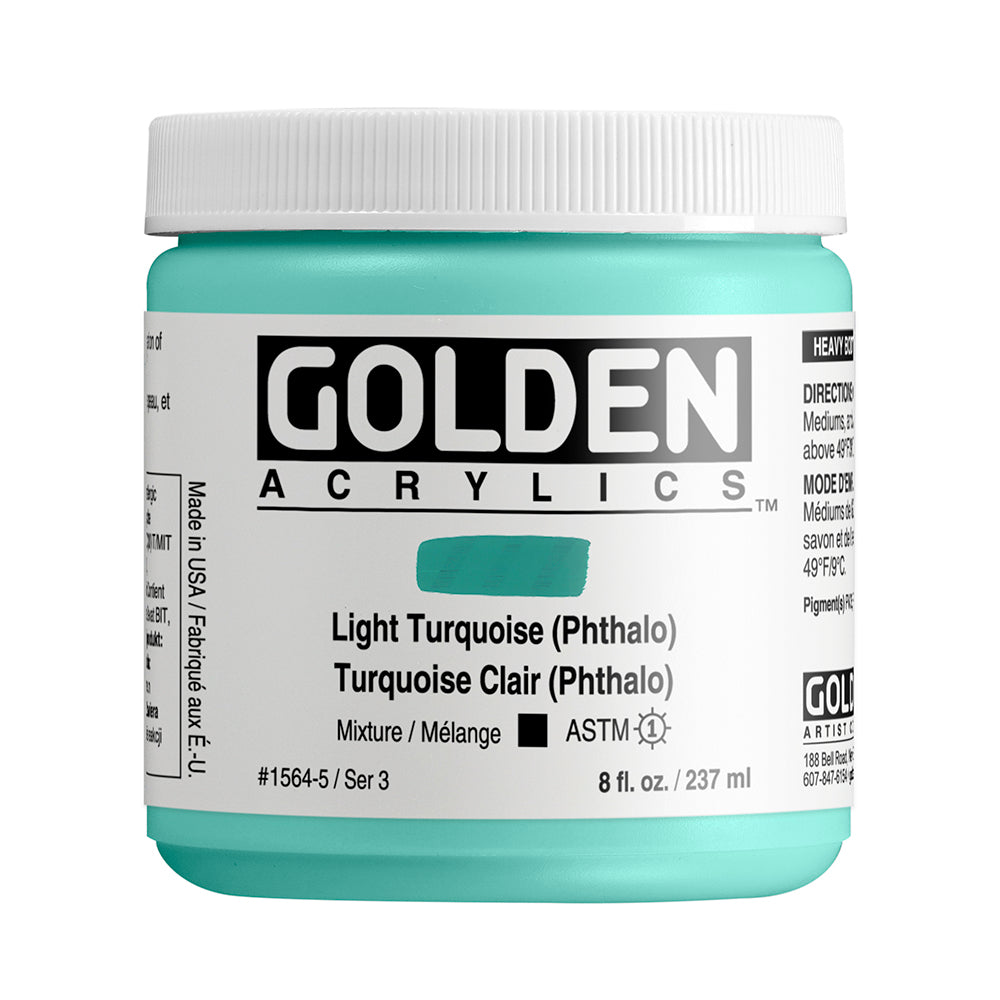 HEAVY BODY ACRYLIC LIGHT TURQUOISE PHTHALO