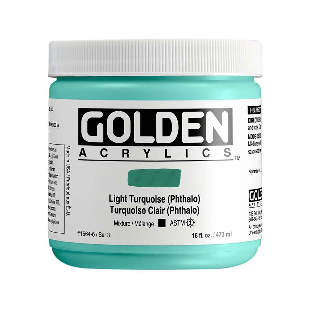 HEAVY BODY ACRYLIC LIGHT TURQUOISE PHTHALO