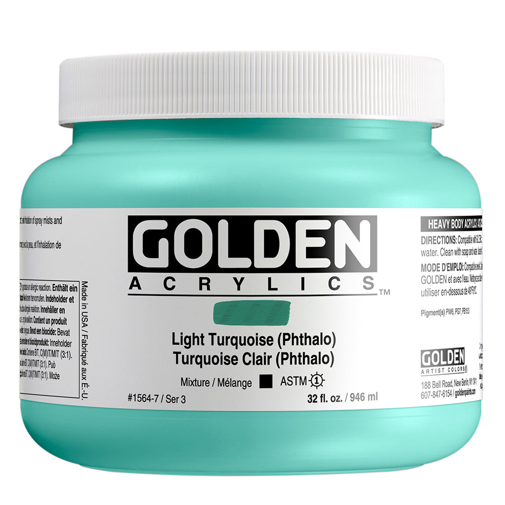 HEAVY BODY ACRYLIC LIGHT TURQUOISE PHTHALO
