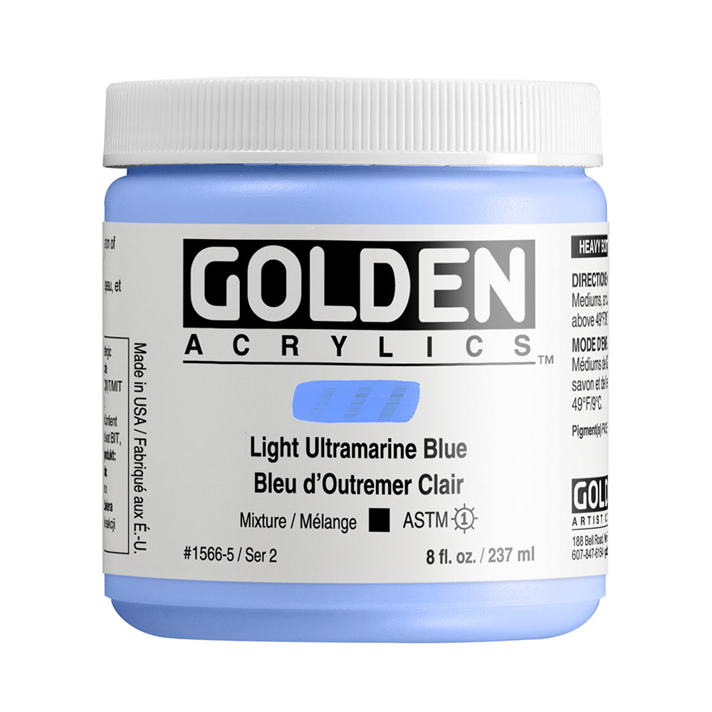 HEAVY BODY ACRYLIC LIGHT ULTRAMARINE BLUE