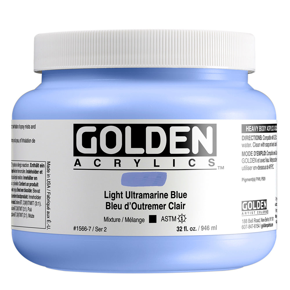HEAVY BODY ACRYLIC LIGHT ULTRAMARINE BLUE