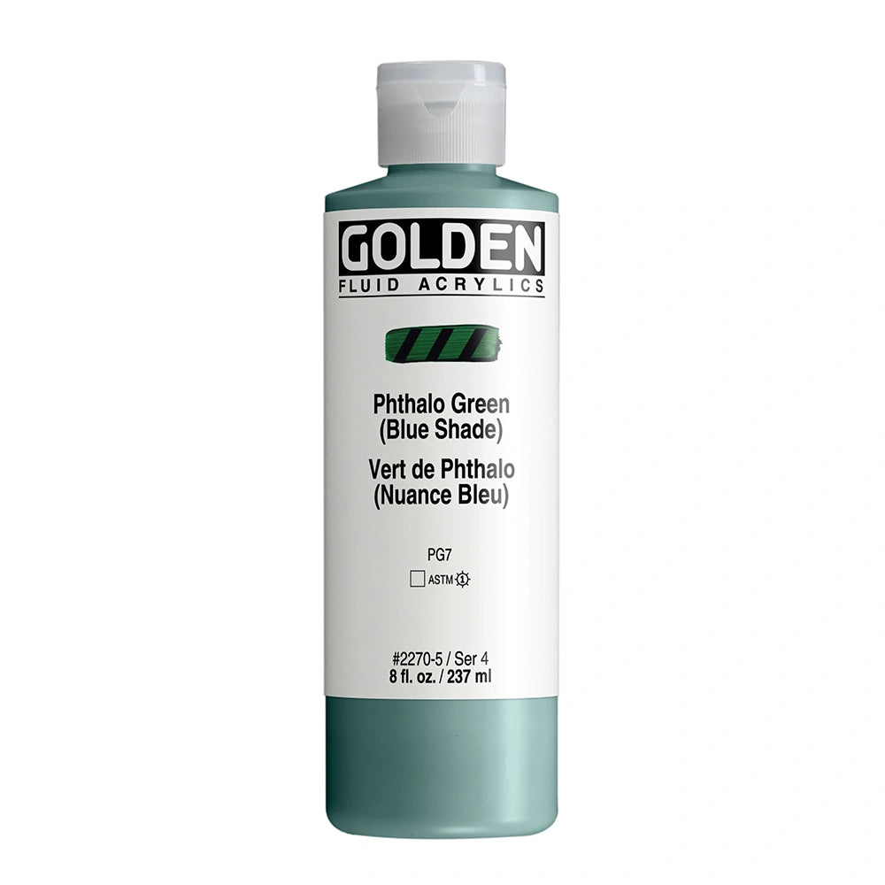 FLUID ACRYLIC 4OZ PHTHALO GREEN BLUE SHADE