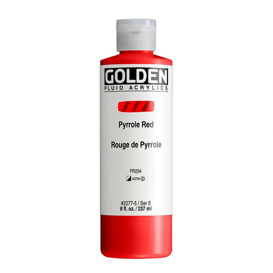 FLUID ACRYLIC 4OZ PYRROLE RED