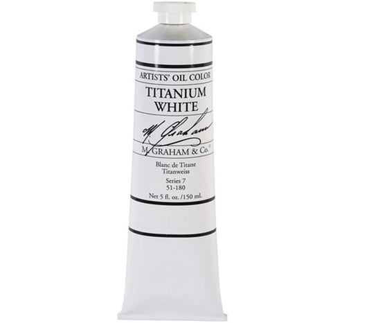 M GRAHAM 150ML TITANIUM WHITE OIL