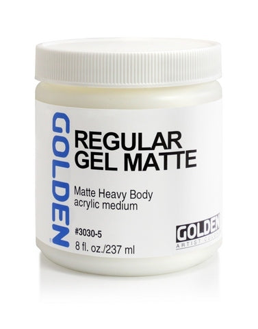 Golden Regular Gel Matte 8 fl oz / 237 ml