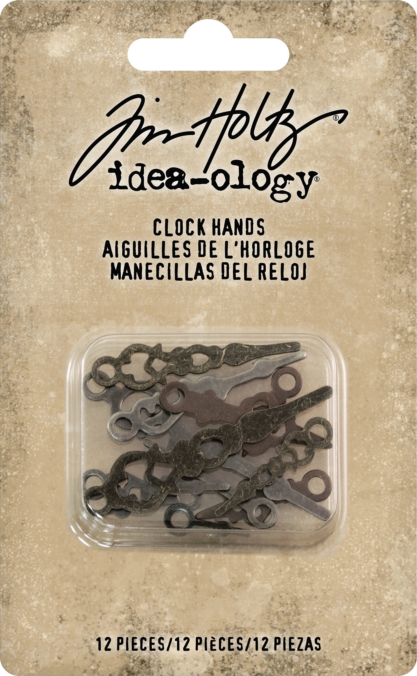Tim Holtz Idea-Ology Metal Clock Hands