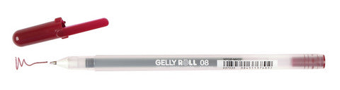 Gelly Roll Pen Burgundy 08 Medium