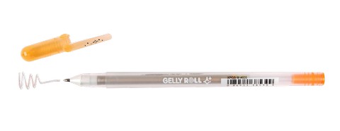 Gelly Roll Silver Shadow Pen Orange