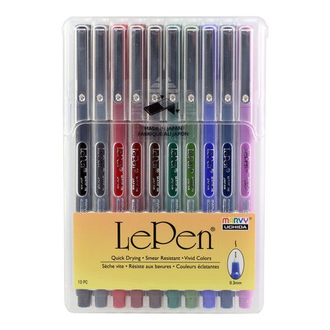 LePen Dark Colors Set 10 pk