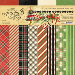 Graphic45 Merry-ful Greetings Plaids & Stripes Pack 12 x 12