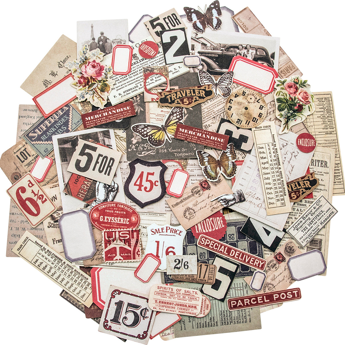 Idea-Ology Ephemera Pack Snippets
