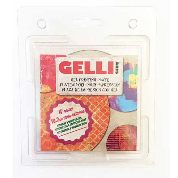 GELLI Arts Gel Printing Plate 4 inch Round