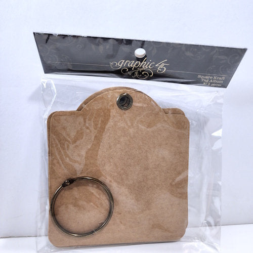 Graphic45 Square Kraft Tag Album