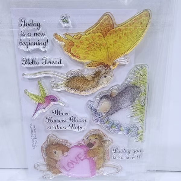 House-Mouse Clear Stamps New Beginnings