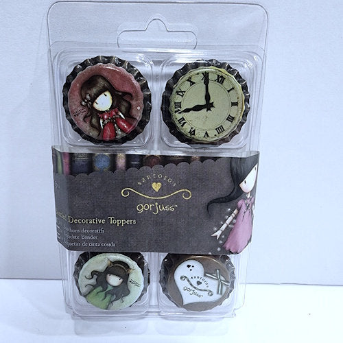Santoro Bottle Caps 6pc