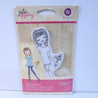 Julie Nutting Cling Stamp Daisy