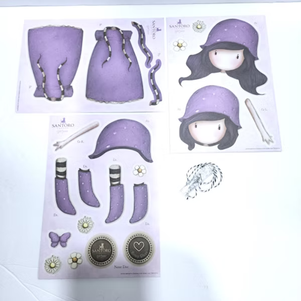 Santoro Rainy Daze Paper Doll Kit