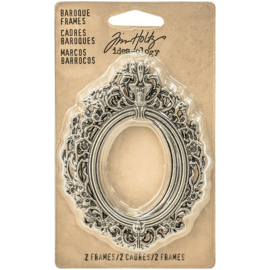 TH93267 Idea-Ology Metal Baroque Frames 2.25"X3" 2/Pkg