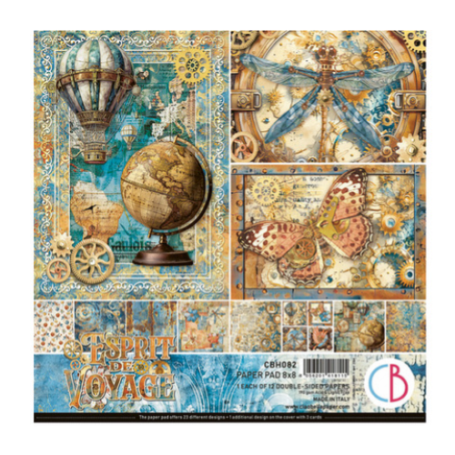Ciao Bella Esprit De Voyage 8 x 8 Paper Pad