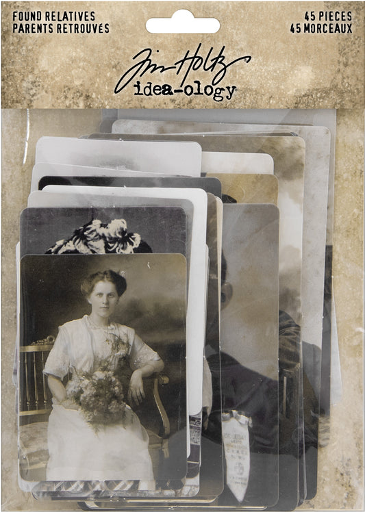Tim Holtz Idea-Ology Found Relative Vintage Portraits