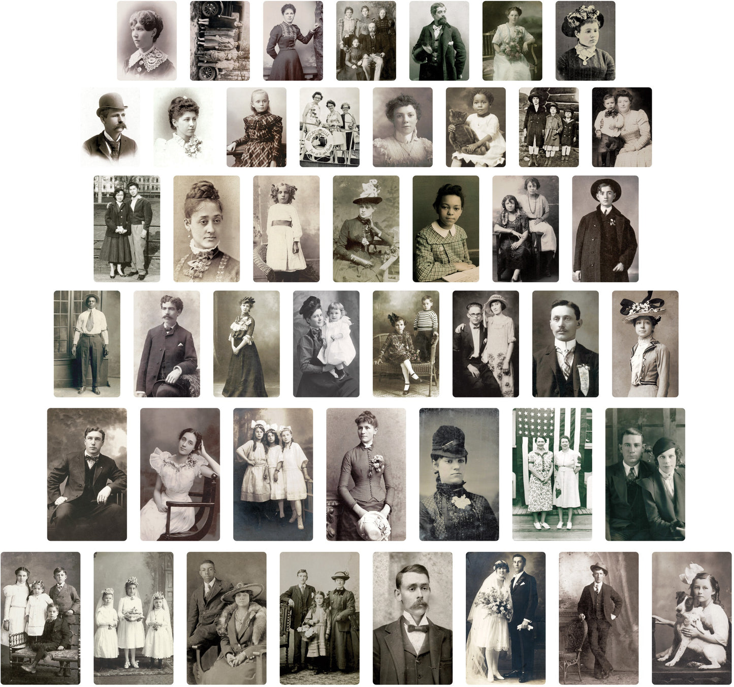Tim Holtz Idea-Ology Found Relative Vintage Portraits