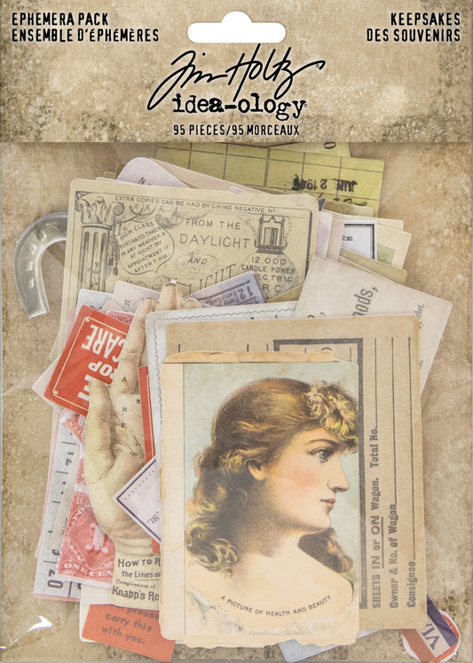 Tim Holtz Ephemera Pack Keepsakes
