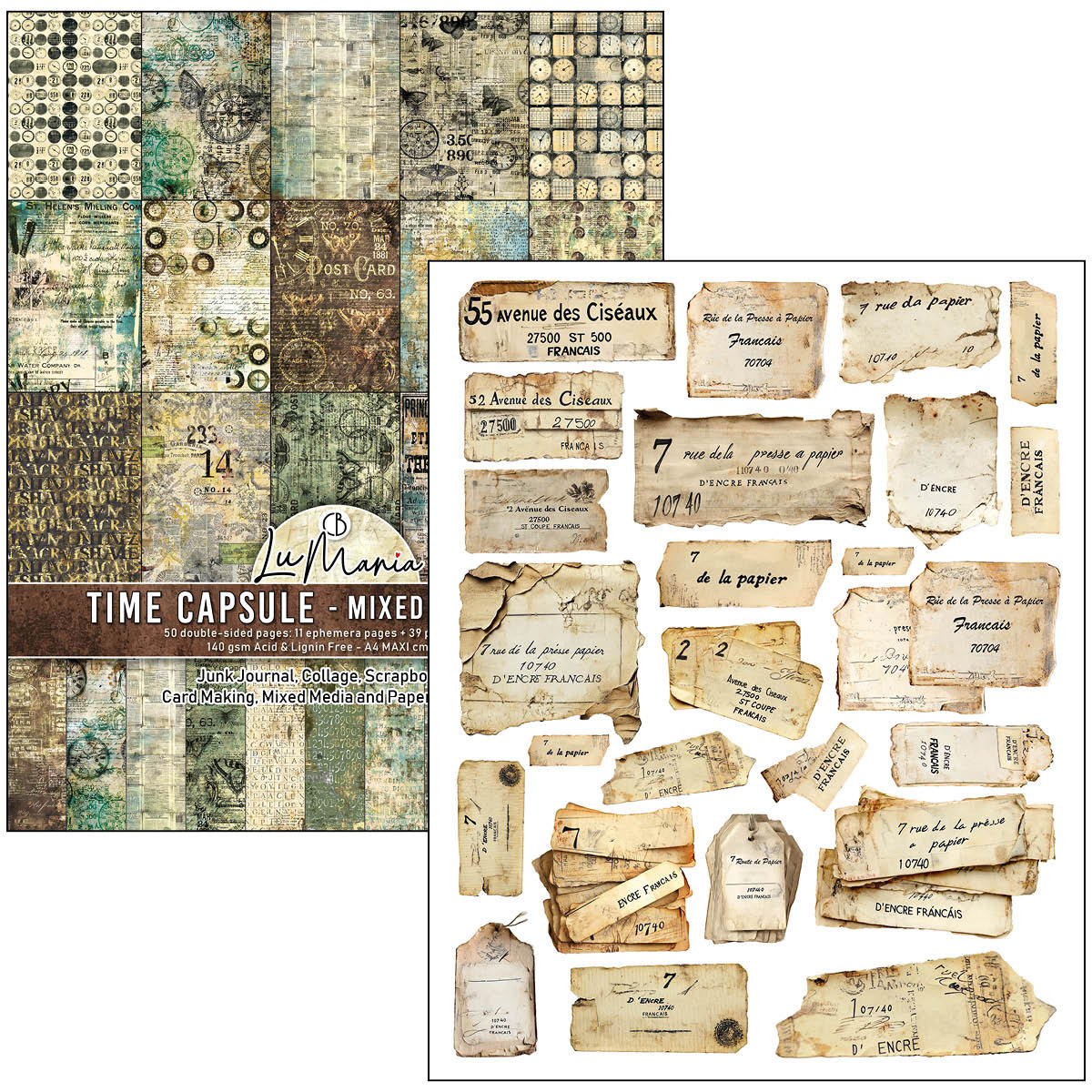 Ciao Bella Time Capsule - Mixed Media Book