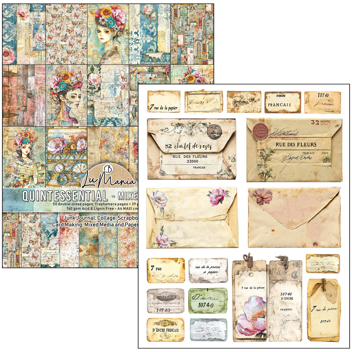 Ciao Bella Quintessential - Mixed Media Book