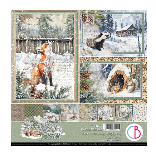 Ciao Bella Forest Tales 8 x 8 Paper Pad