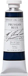 M. Graham Prussian Blue Oil Paint 37 ml