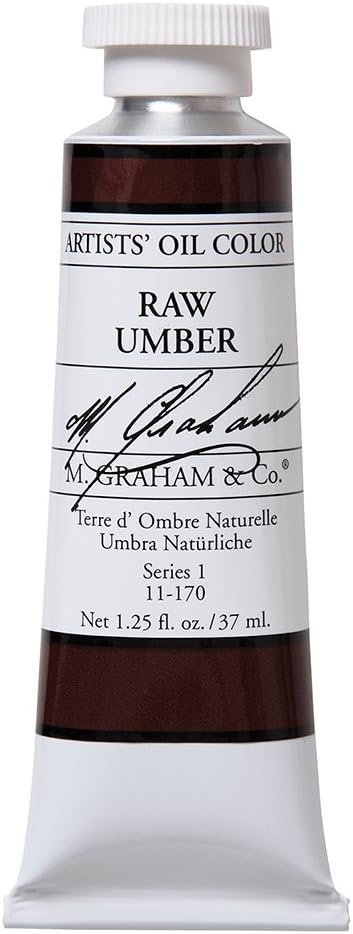 M Graham Artists Oil Color Raw Umber 37 ml