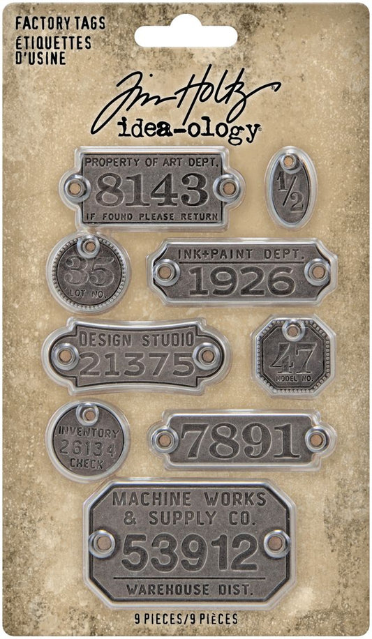 Tim Holtz Factory Tags